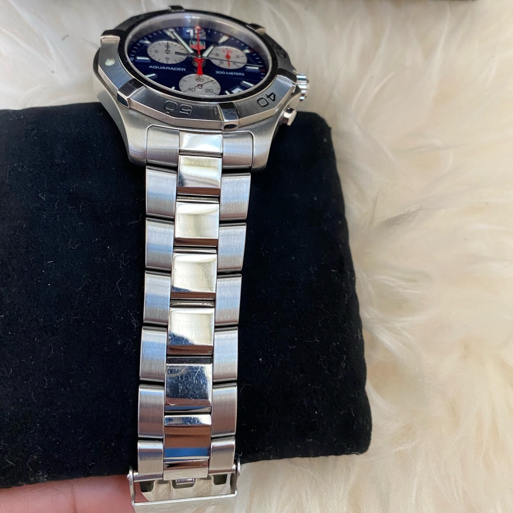 Tag Heuer Aquaracer Blue Dial Men’s Watch, CAF1112. - Picture 5 of 16